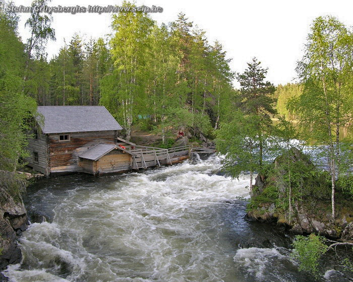 Berenroute - Myllykoski De 3e avond overnachten we in de oude watermolen van Myllykoski niet ver van het dorpje Juuma. Stefan Cruysberghs